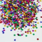 Wholesale New Product Colorful Rose Gold Golden Silver Bulk Set Paper PET Foil Custom Shape Wedding Star Confetti