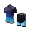 Customized High Quality Short Sleeve Cycling Jersey Sets Bib Shorts Cycling Sets