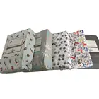 100% polyester fibre king size bed sheet set with luxury duvet cover