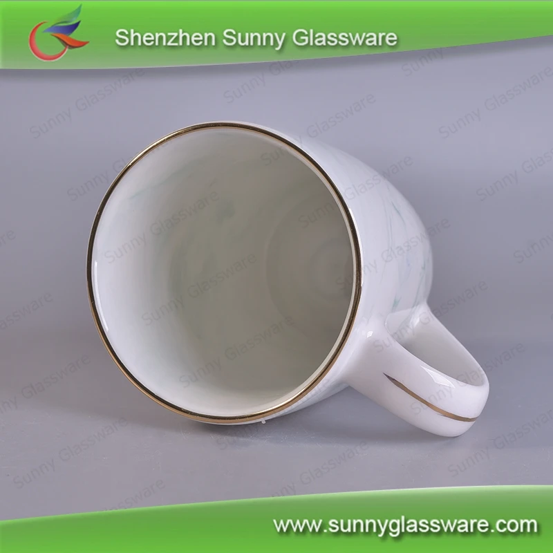 ceamic mug with ring handle / small ring handle mug