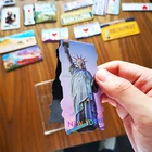 Custom souvenir wholesale magnet paper bookmark