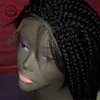 2018 High Quality Cheap Price Synthetic Micro Box Braid Lace Front Wig For Black Women