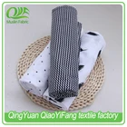 MOB 018 black and white printed 100% cotton muslin swaddle blanket, baby wraps