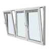 China supplier Aluminium Energy Efficient Tinted Glass Pvc Tilt And Turn Window with shutter