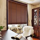 Guangzhou factory blinds built inside louver window and faux wood blind