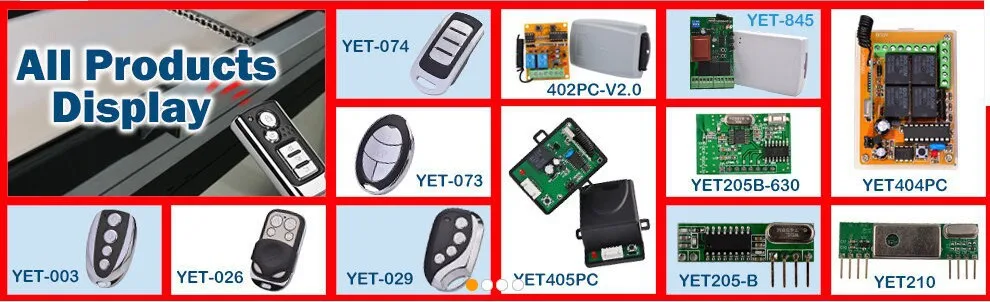 multi channels remote control receiver PCB box YET412PC