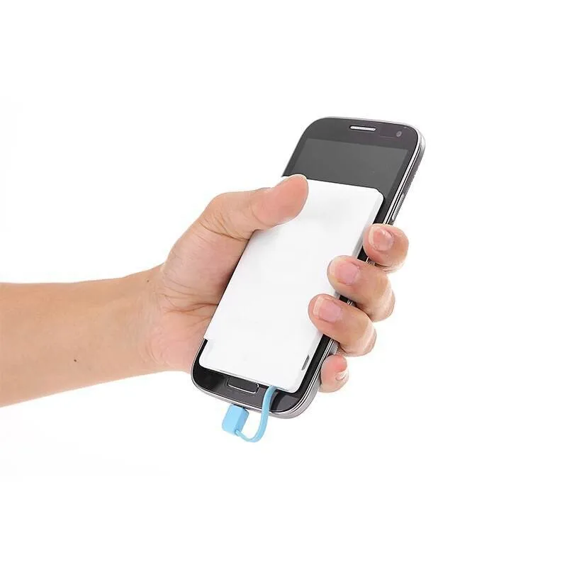 2500mAh Mini Card Power Bank USB Ultrathin Backup Battery for iPhone Charger Powerbank Mobile Power - ANKUX.COM