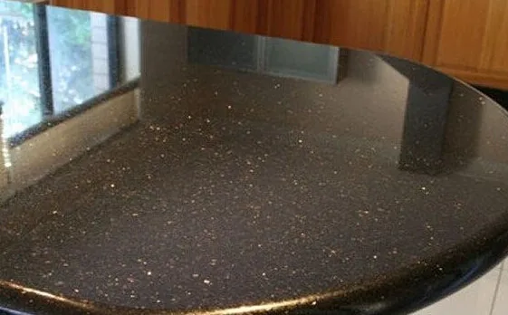 High Quality Cheap Black Gold Granite Tiles And Slabs India Black