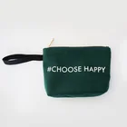 Hot sale beautiful 10oz cotton canvas zipper pouch bag cosmetic