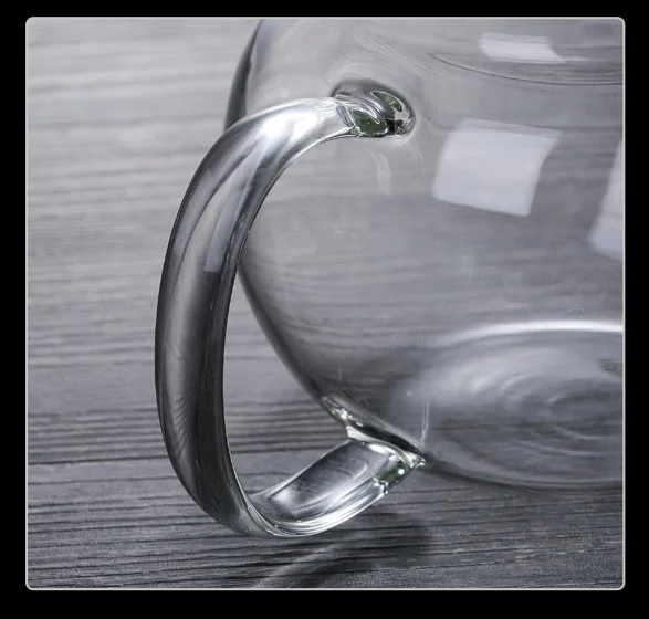 non-toxic pyrex clear glass teapot