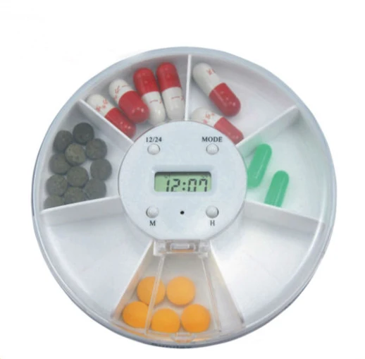 Multi function LCD Alarm Promotional 7 Compartments Pill Box