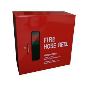 steel fire hose reel cabinet box with hose reel