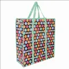 shopping bag with zipper pp non woven cosmetic bag with handle grocery bag