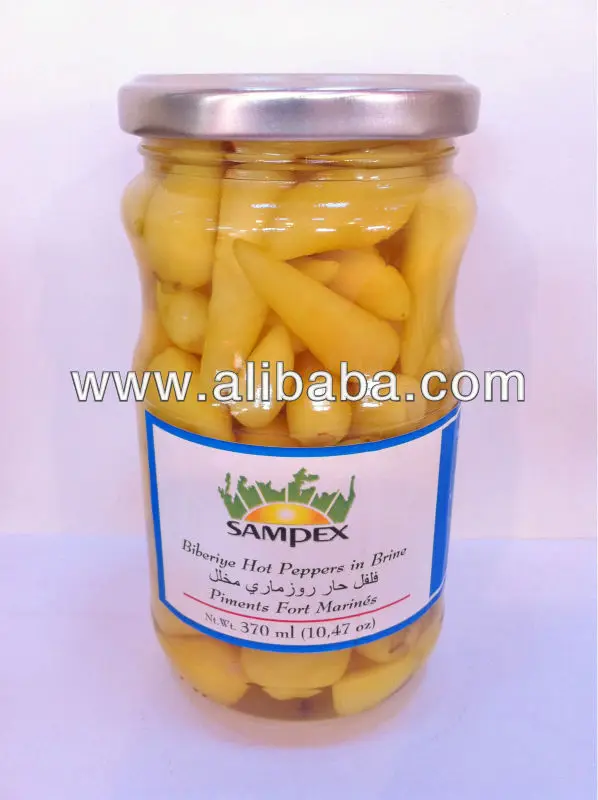 pickled green hot peppers (biberiye)