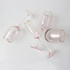 High quality glass wine cup clear crystal wedding events red wine glass cup set