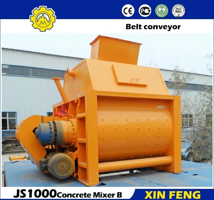 For africa market JS1000B concrete mixing machine with lift concrete mixer machine price