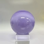 High quality sphere purple crystal ball for souvenir to sell