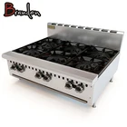 Gas Stove Manufacturers Indoor Kitchen Table Top Gas Cooker 6 Burner