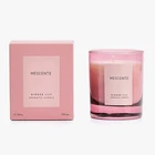Mescente wholesale luxury custom logo pillar aromatherapy scented soy candles in bulk