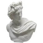 Lifesize Hand-carved Carrara Marble Bust of Apollo