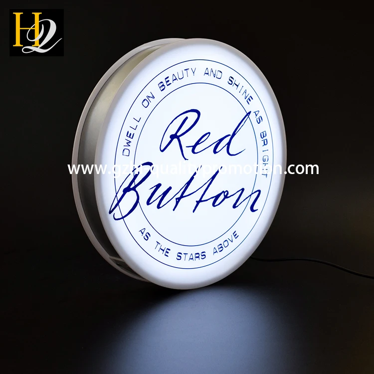 acrylic round shape light box
