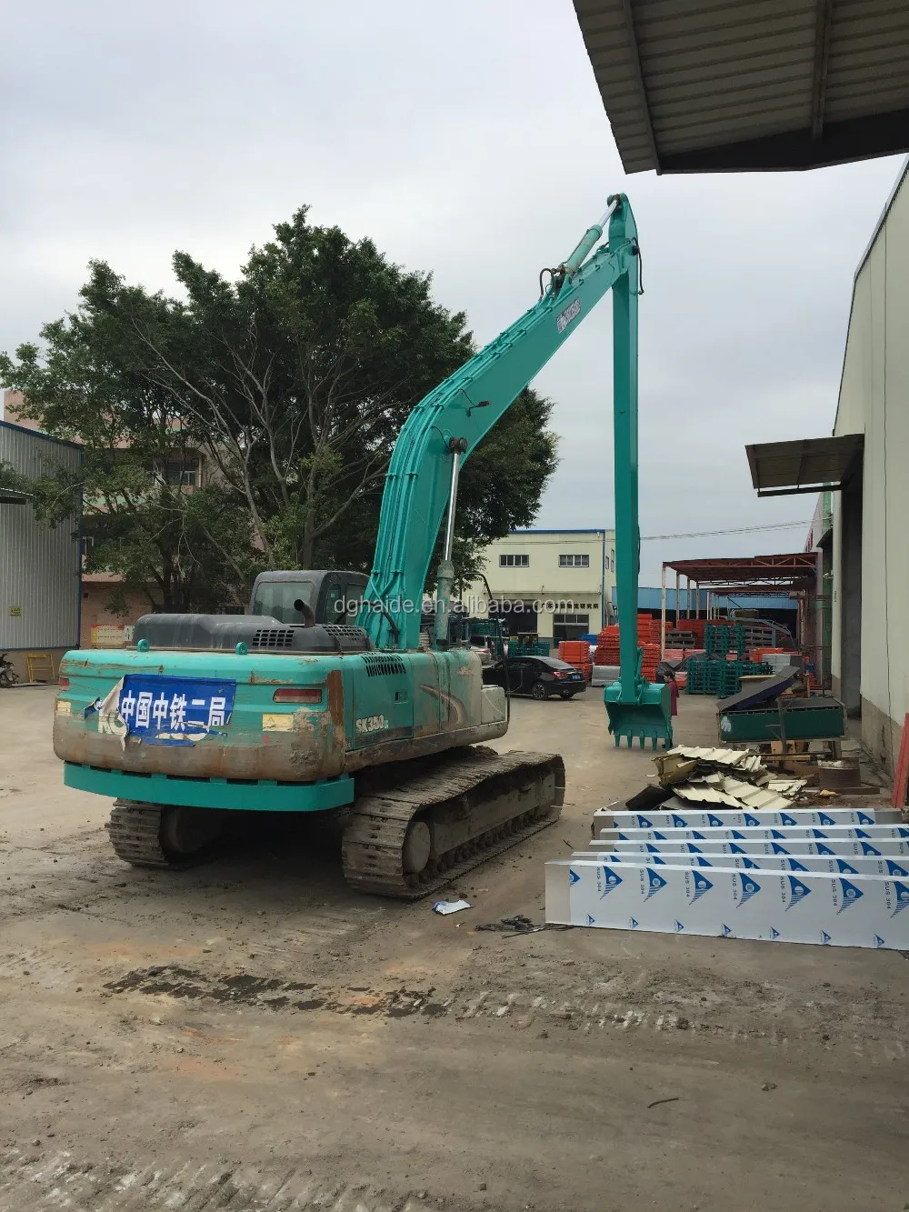 CE-approved Kobelco SK330/SK350 Long Reach Boom Arm with 10000mm Long Boom and 8000mm Long Arm for Heavy-Duty Applications