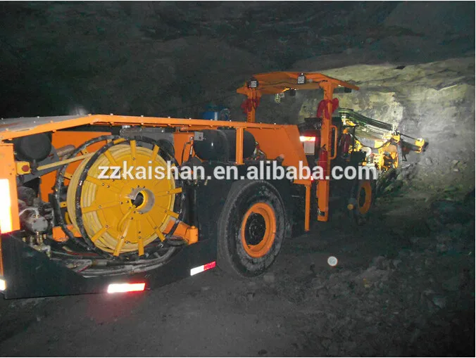 China Best Brand Kaishan Jumbo Full Hydraulic Tunnel hard rock blasting drilling machine/full hydraulic drilling rig for price