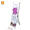 Advertising equipment aluminum display racks x banner stand 80 x 180 cm