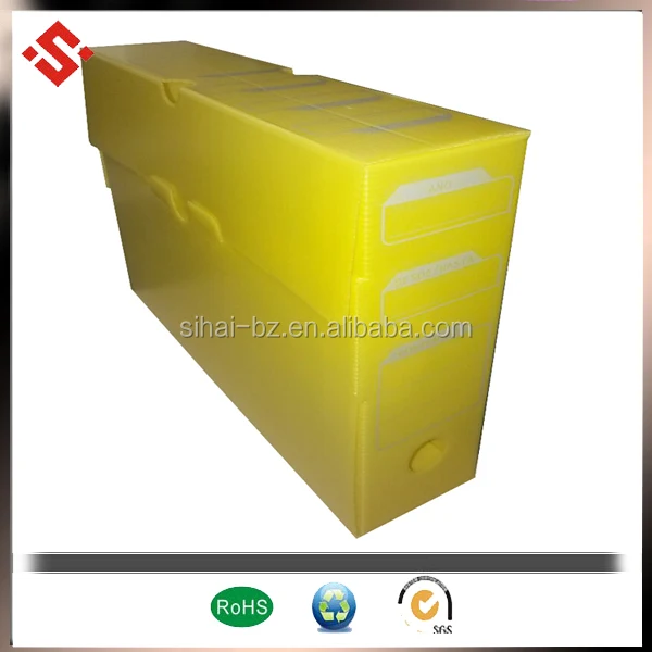 pp corrugated box file