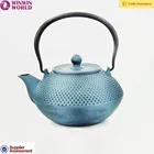 Hot Sale Cast Iron Teapot for Dubai 1200ML ,Metal Tea Pots with Laser Logo