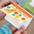 Custom Make Full Color Folded Invitation Card Printing