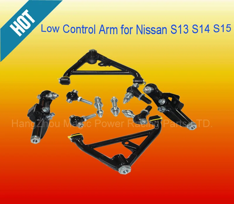 ADJUSTABLE REAR&FRONT LOWER CONTROL ARM FOR N ISSAN 240SX 89-94 S13 95-98 S14 Purple