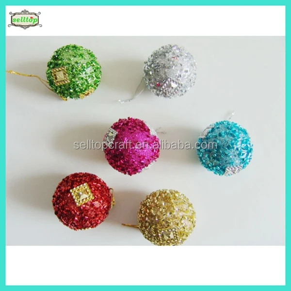 5cm coulorful christmas colored foam balls