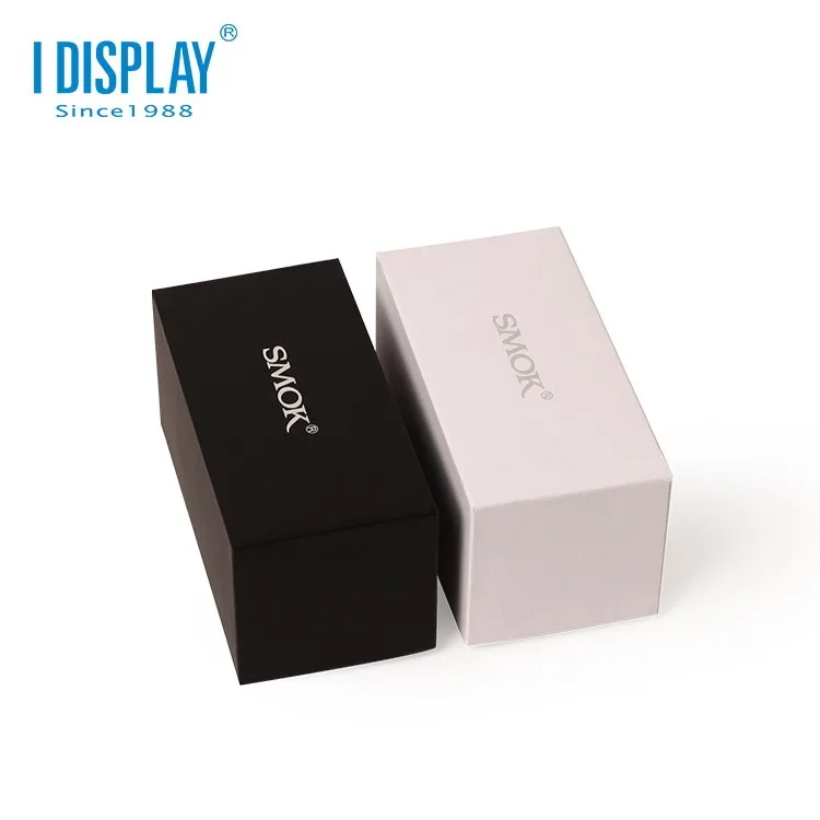 luxury cardboard packaging black e cigarette small gift box