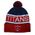 Low MOQ custom 100 % acrylic long beanie hat embroidered winter