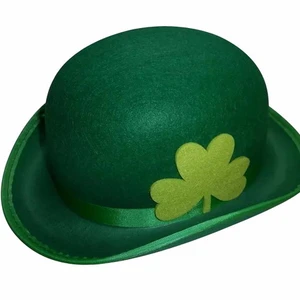 green felt top hat