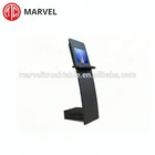 High quality standalone metal case interactive touch screen information kiosk cabinet