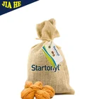China Made Eco Friendly Jute Gift Bag Small Jute Drawstring Bag