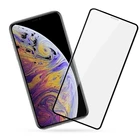 Wholesale premium 9H 3D Gummed anti-scratch tempered glass screen protector cellphone for Iphone X XR XSMAX