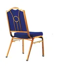 Luxury Design Back Metal Frame Banquet Hall Dining Chair