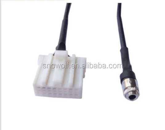 Auxillary Adapter,Yomikoo Interface Adapter Cable Length 1.5m Car Interface Adapter AUX In Input For 16Pin Mazda M3 6 RX8 MX-5 - ANKUX.COM