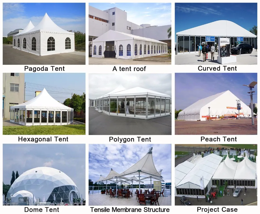 Pavillon Pagode tente blanc toit transparent 3x3m 3 par 3 3X3 4X4m 4 par 4  4X4 5X5m 5 par 5 5X5 6X6m 6 par 6 6X6 - Chine Pagode et Gazebo prix