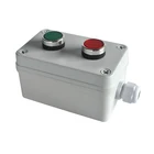 Green and Red Power Push button Switch ON and OFF box with IP67 Waterproof junction box and cable gland