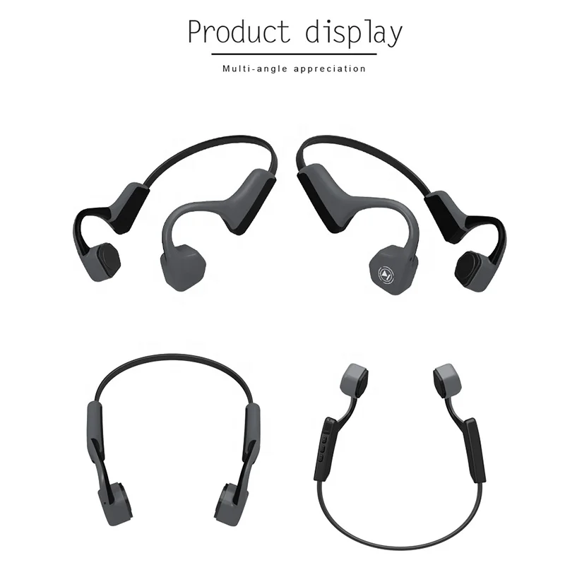 Best Bone Conduction Headphones Sports Wireless Bluetooth Earphone With Mic - ANKUX.COM