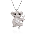 00310 XUPING luxury koala 20 grams gold necklace designs,gold plated necklace