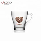 wholesale coffee cup with decal promotional glass items glass coffee mugs custom coffee mug