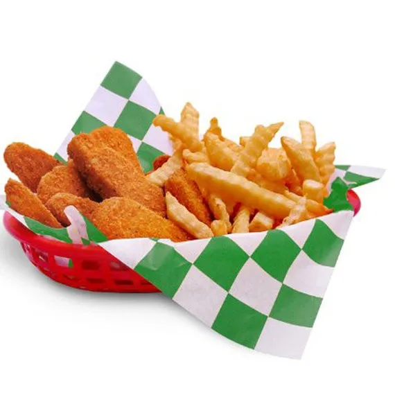 Greaseproof burger food wrapping deli wrap paper