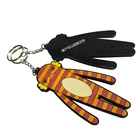 Promotional items,custom 3D football uniform pvc silicone keychain/rubber keyring key chains