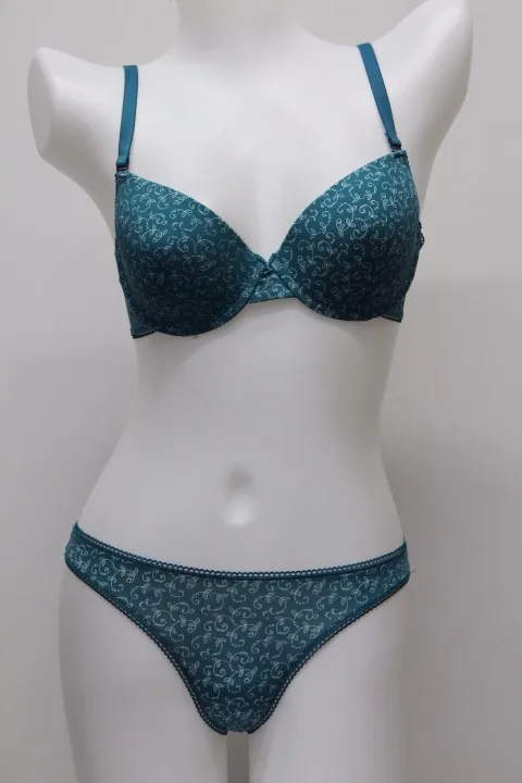 High Quality Plain Nylon Bra And Panties Set Ladies ...