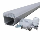 Extrusion 4ft led tube light fixture for led linear tri-proof lighting